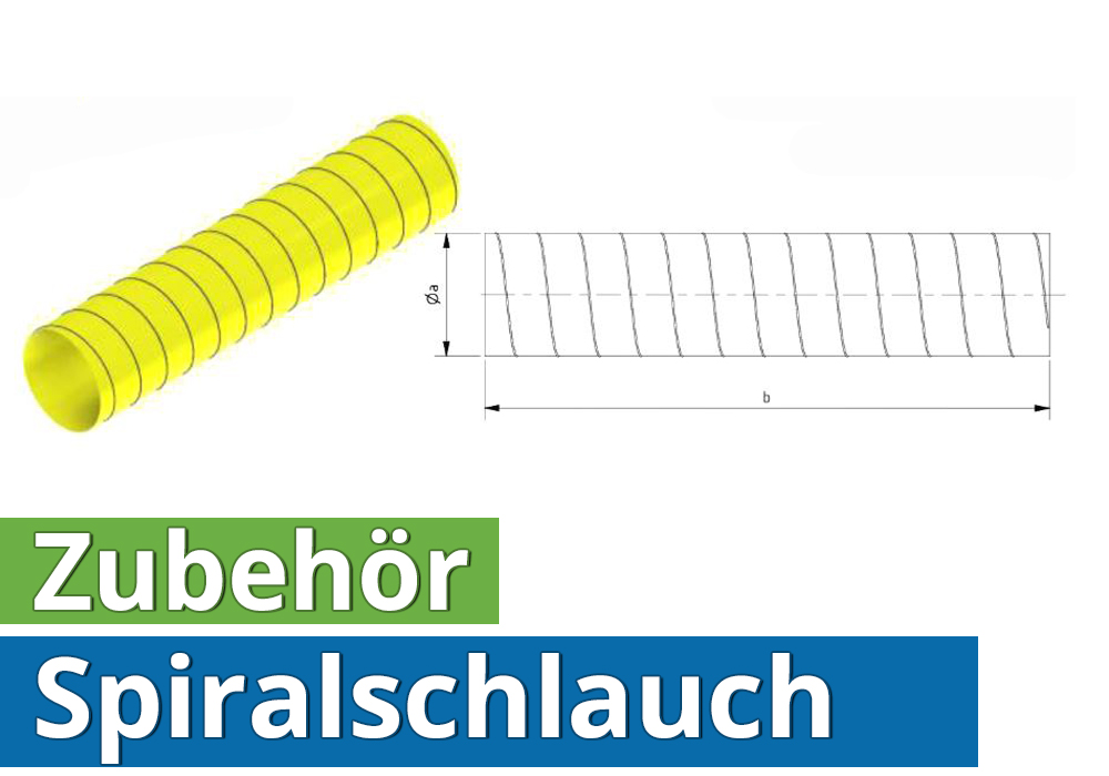 Spiral-Schlauch Ø 50 mm (Meterware, Preis je m), Anschlüsse & Hähne, Honigschleudern